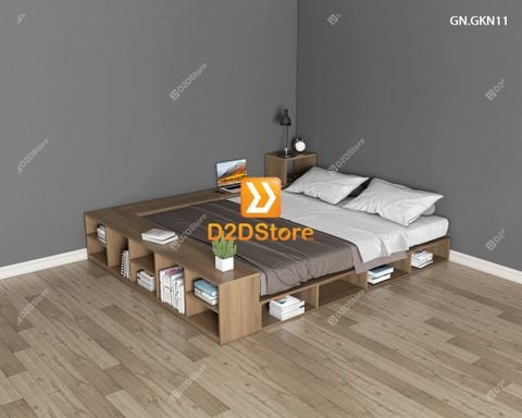 Giường ngủ thấp kiểu Nhật GN.GKN11