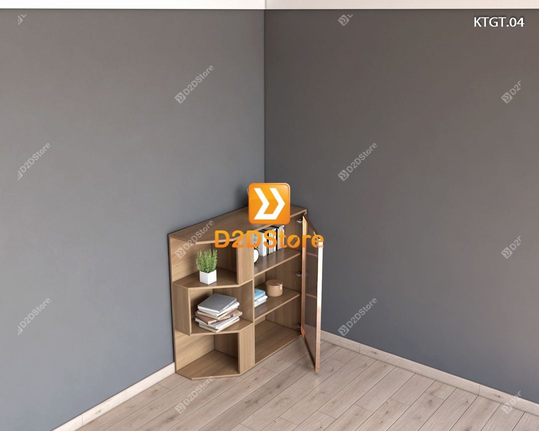  Kệ tủ góc tường KTGT.04 