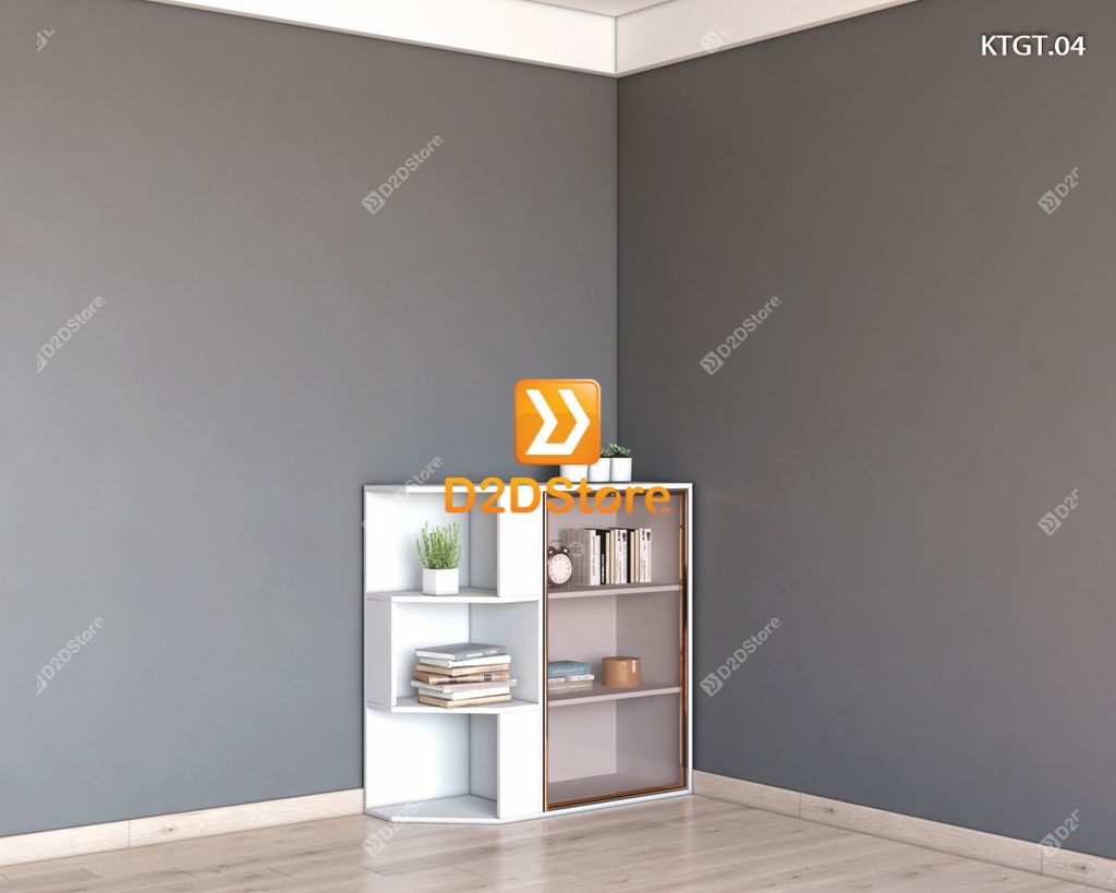Kệ tủ góc tường KTGT.04