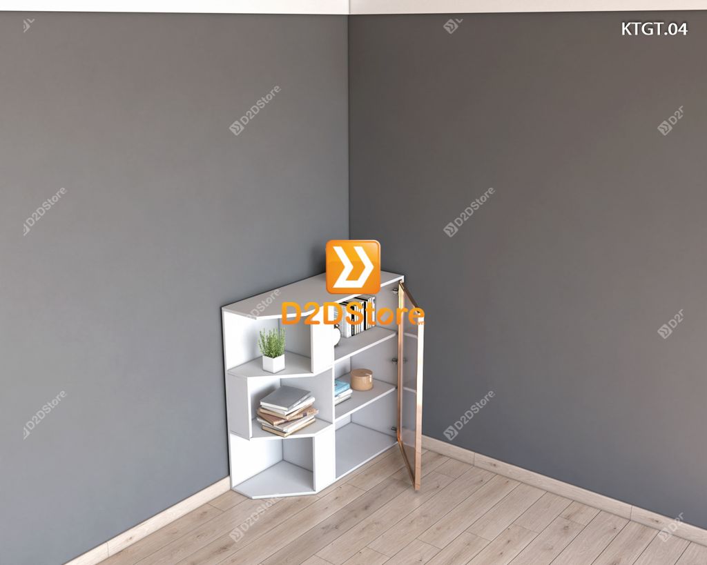Kệ tủ góc tường KTGT.04