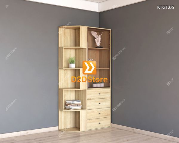 Kệ tủ góc tường KTGT.05