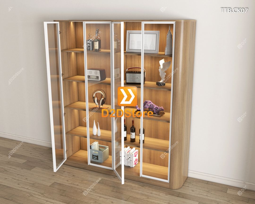  Tủ trưng bày cánh kính TTB.CK07 