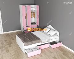 Bộ giường tủ phòng ngủ bé gái BTG.BG08