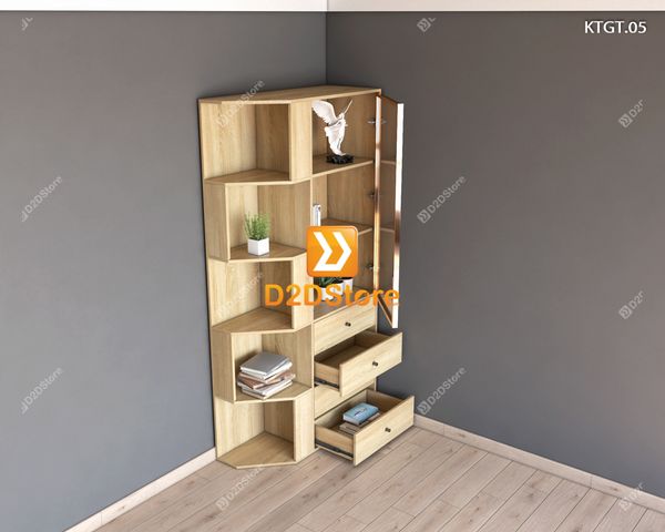 Kệ tủ góc tường KTGT.05