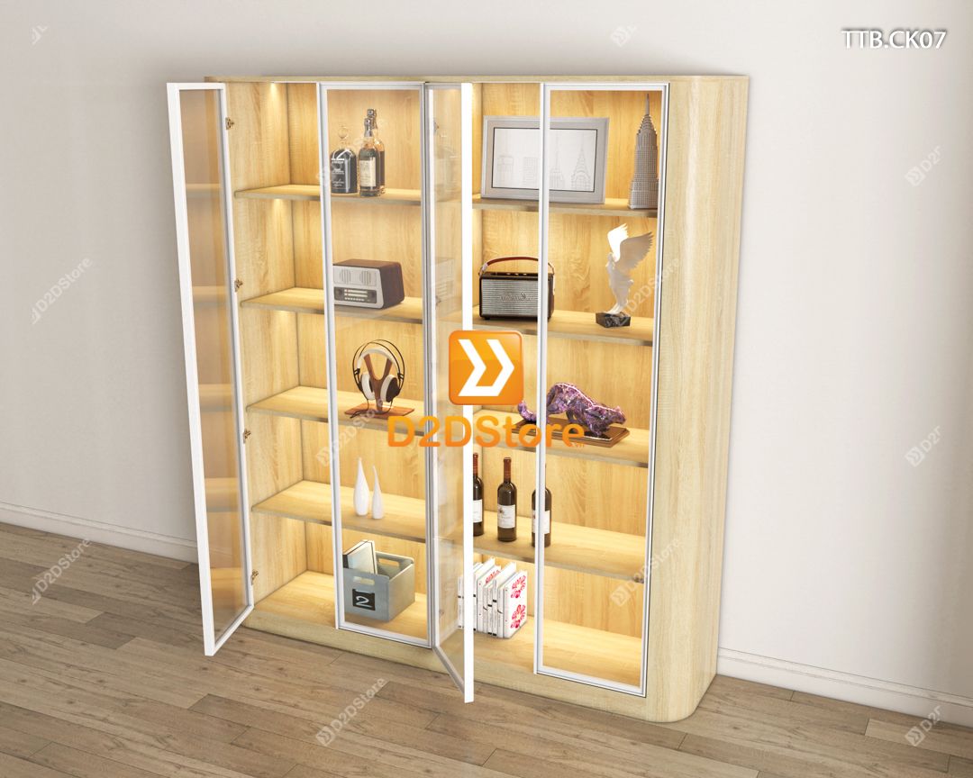  Tủ trưng bày cánh kính TTB.CK07 