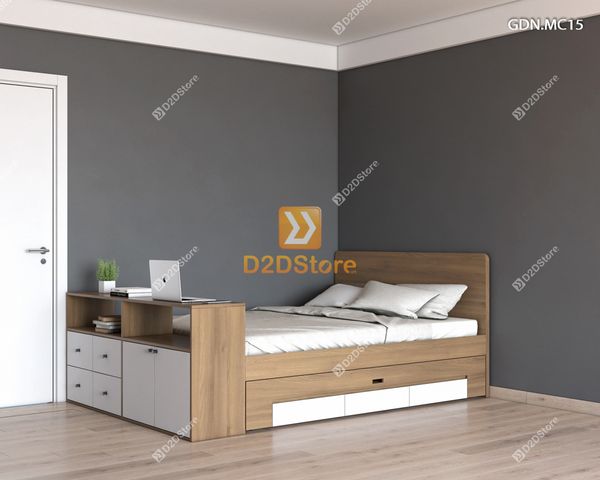 Giường kéo 2 tầng mẹ bồng con GDN.MC15