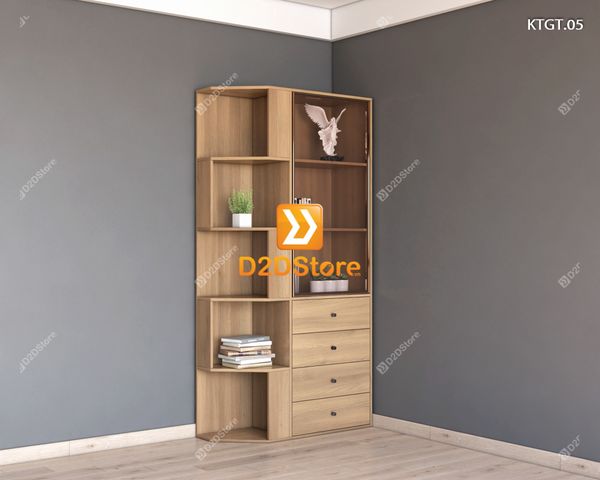 Kệ tủ góc tường KTGT.05