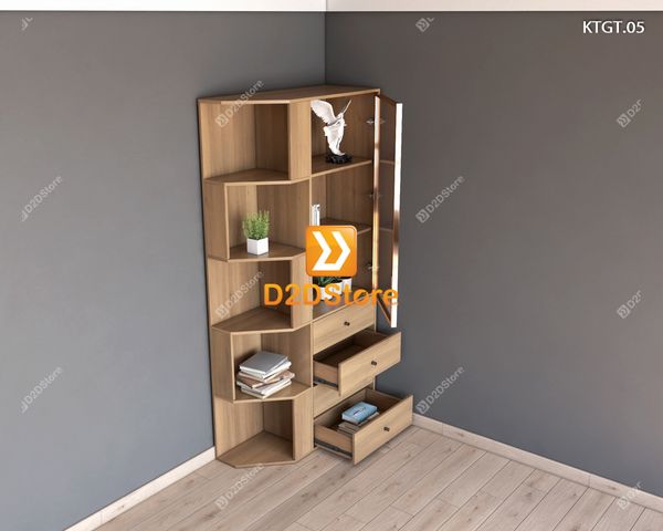 Kệ tủ góc tường KTGT.05