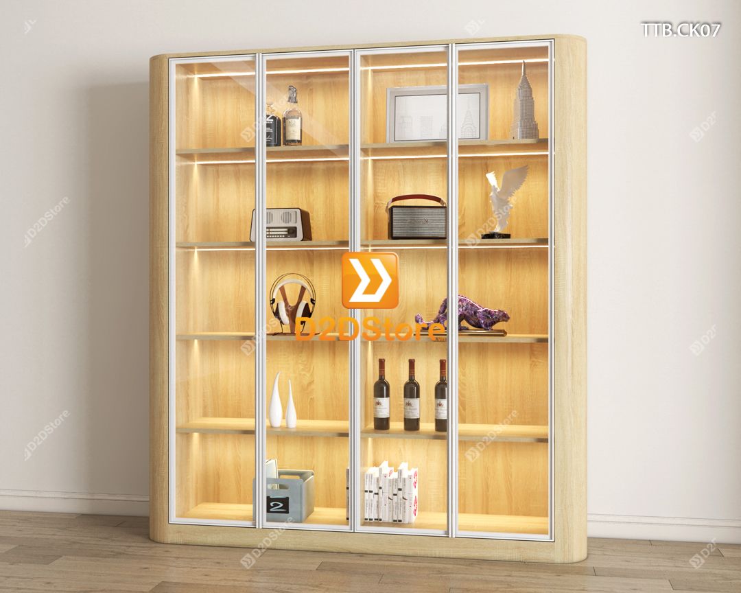  Tủ trưng bày cánh kính TTB.CK07 
