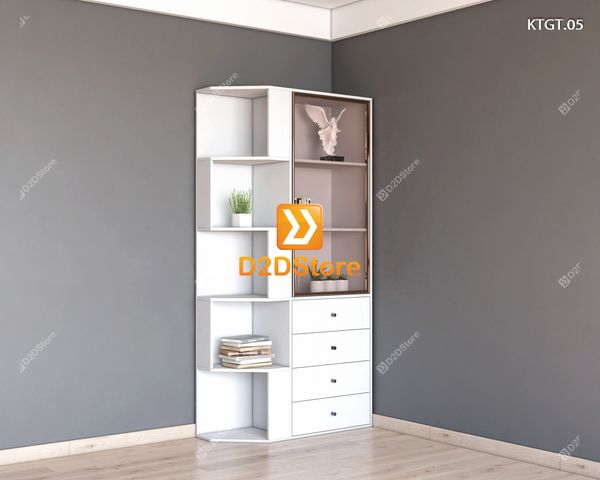 Kệ tủ góc tường KTGT.05