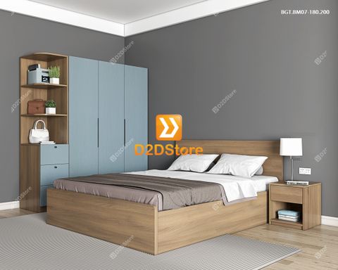 Bộ giường tủ phòng ngủ bố mẹ BGT.BM07-180.200