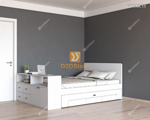 Giường kéo 2 tầng mẹ bồng con GDN.MC15