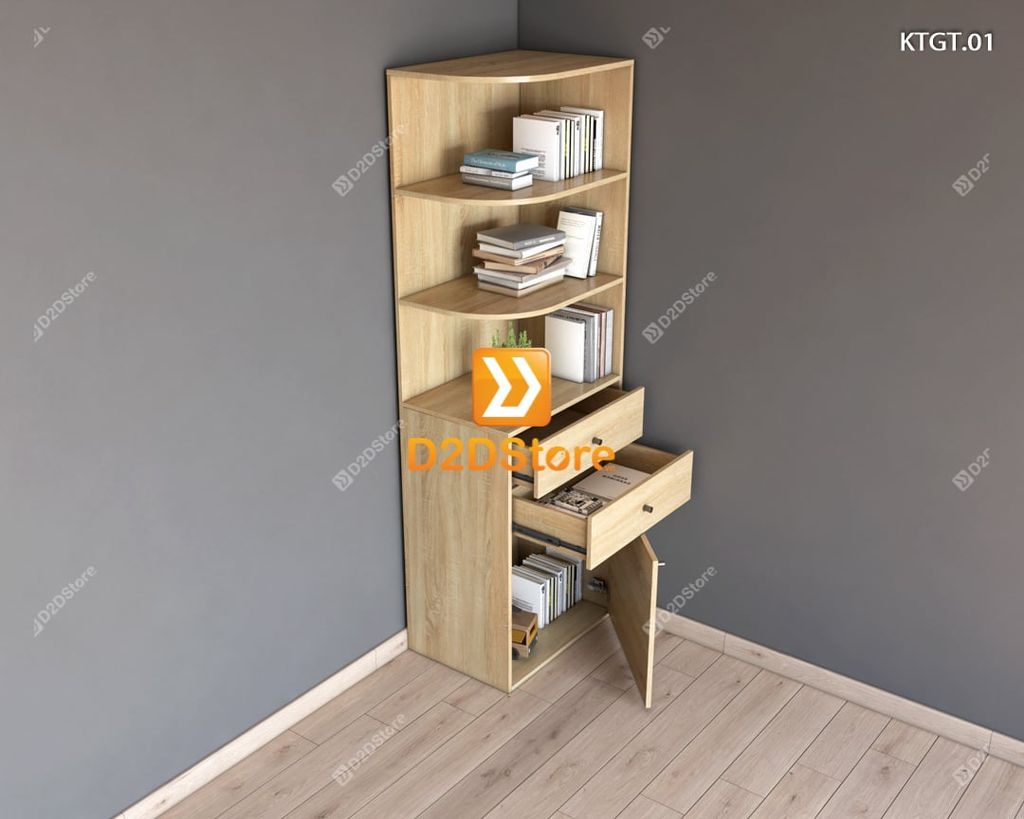 Kệ tủ góc tường KTGT.01
