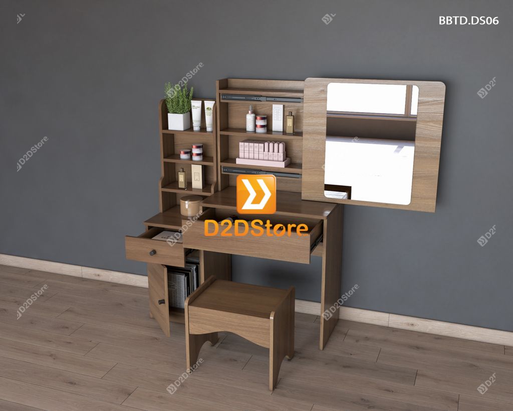 Bộ bàn trang điểm để sàn BBTD.DS06