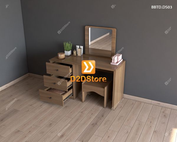 Bộ bàn trang điểm để sàn BBTD.DS03