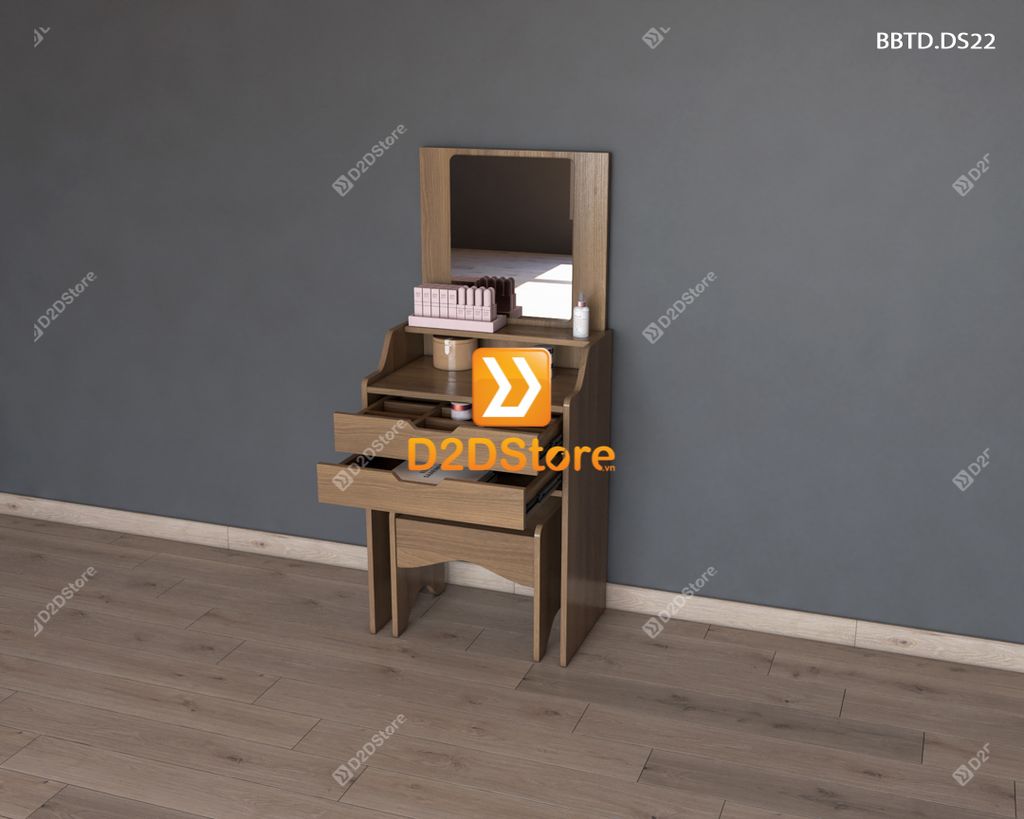 Bộ bàn trang điểm để sàn BBTD.DS22