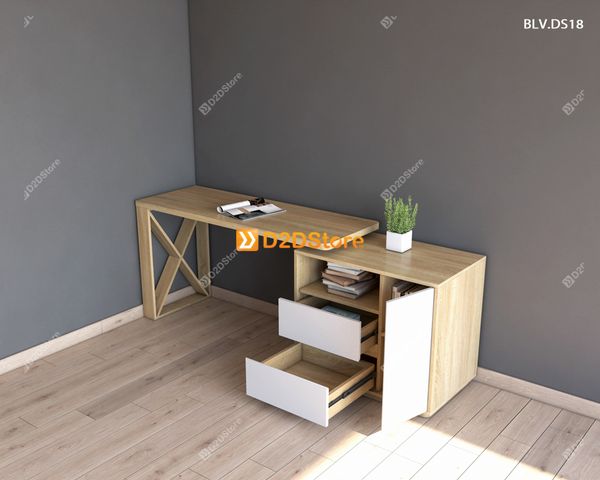 Bàn làm việc để sàn BLV.DS18
