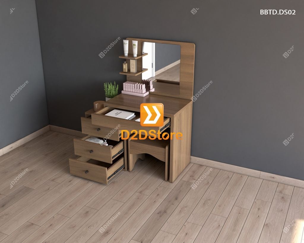 Bộ bàn trang điểm để sàn BBTD.DS02