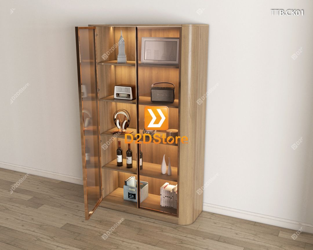  Tủ trưng bày cánh kính TTB.CK01 
