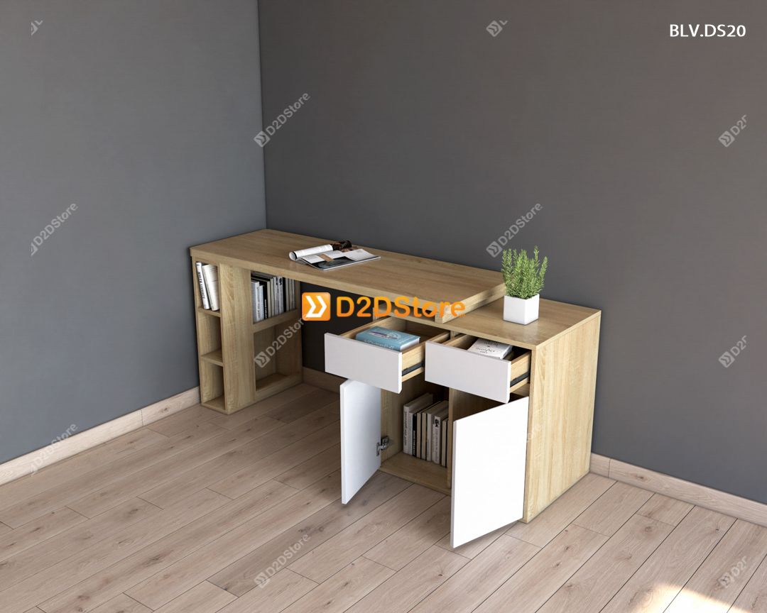  Bàn làm việc để sàn BLV.DS20 