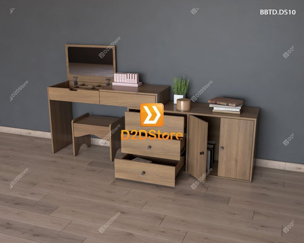 Bộ bàn trang điểm để sàn BBTD.DS10