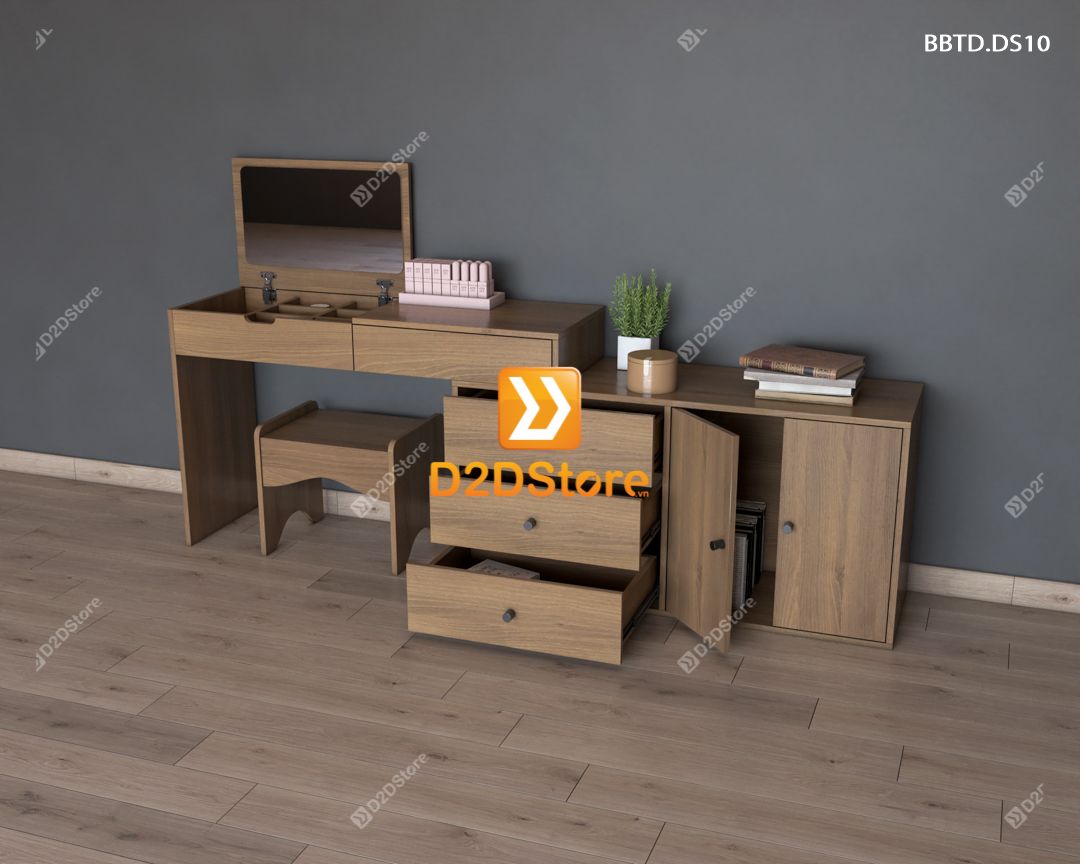  Bộ bàn trang điểm để sàn BBTD.DS10 