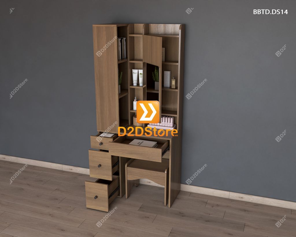 Bộ bàn trang điểm để sàn BBTD.DS14