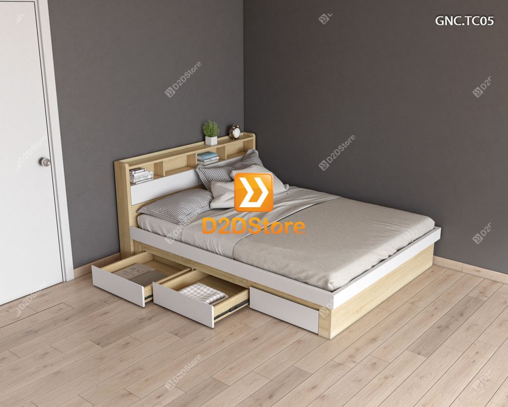 Giường ngủ hiện đại GNC.TC05