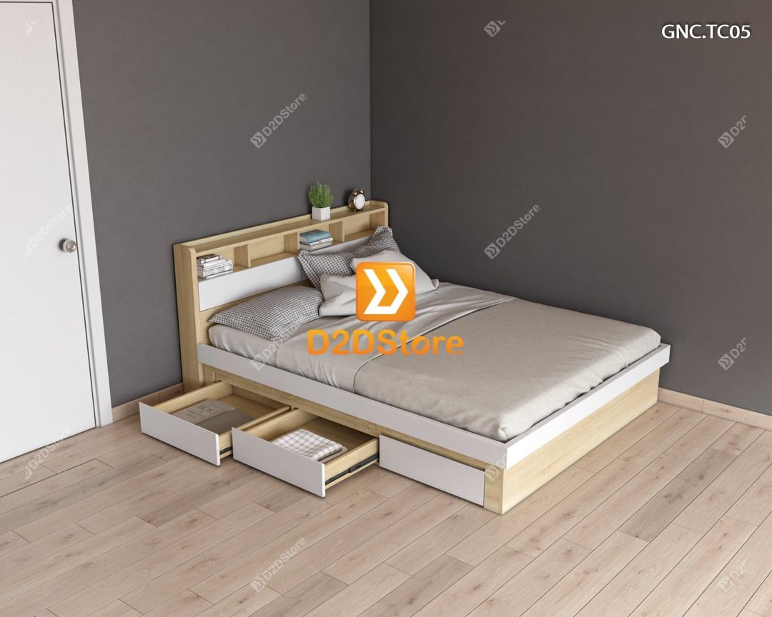  Giường ngủ hiện đại GNC.TC05 