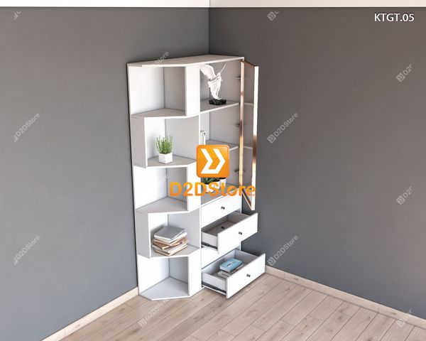 Kệ tủ góc tường KTGT.05