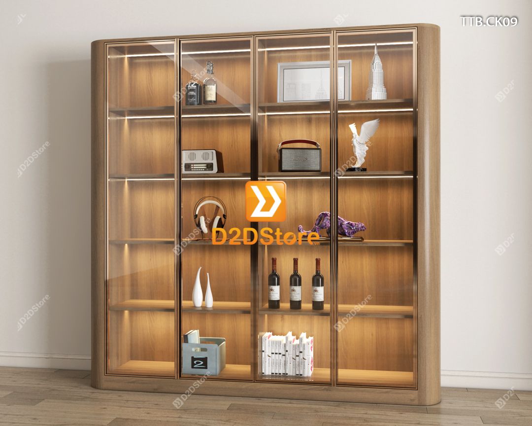  Tủ trưng bày cánh kính TTB.CK09 