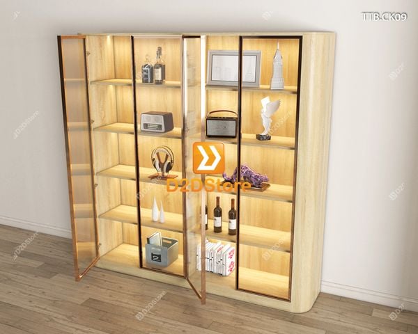 Tủ trưng bày cánh kính TTB.CK09