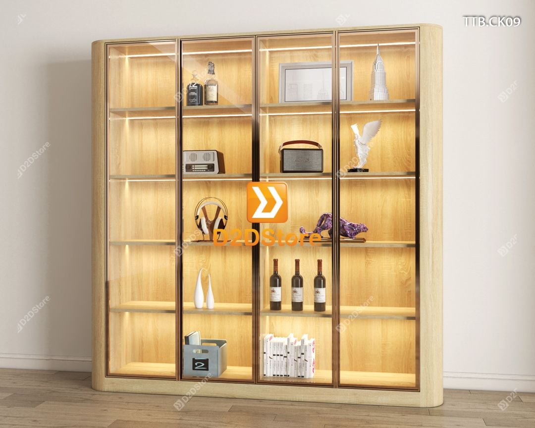  Tủ trưng bày cánh kính TTB.CK09 