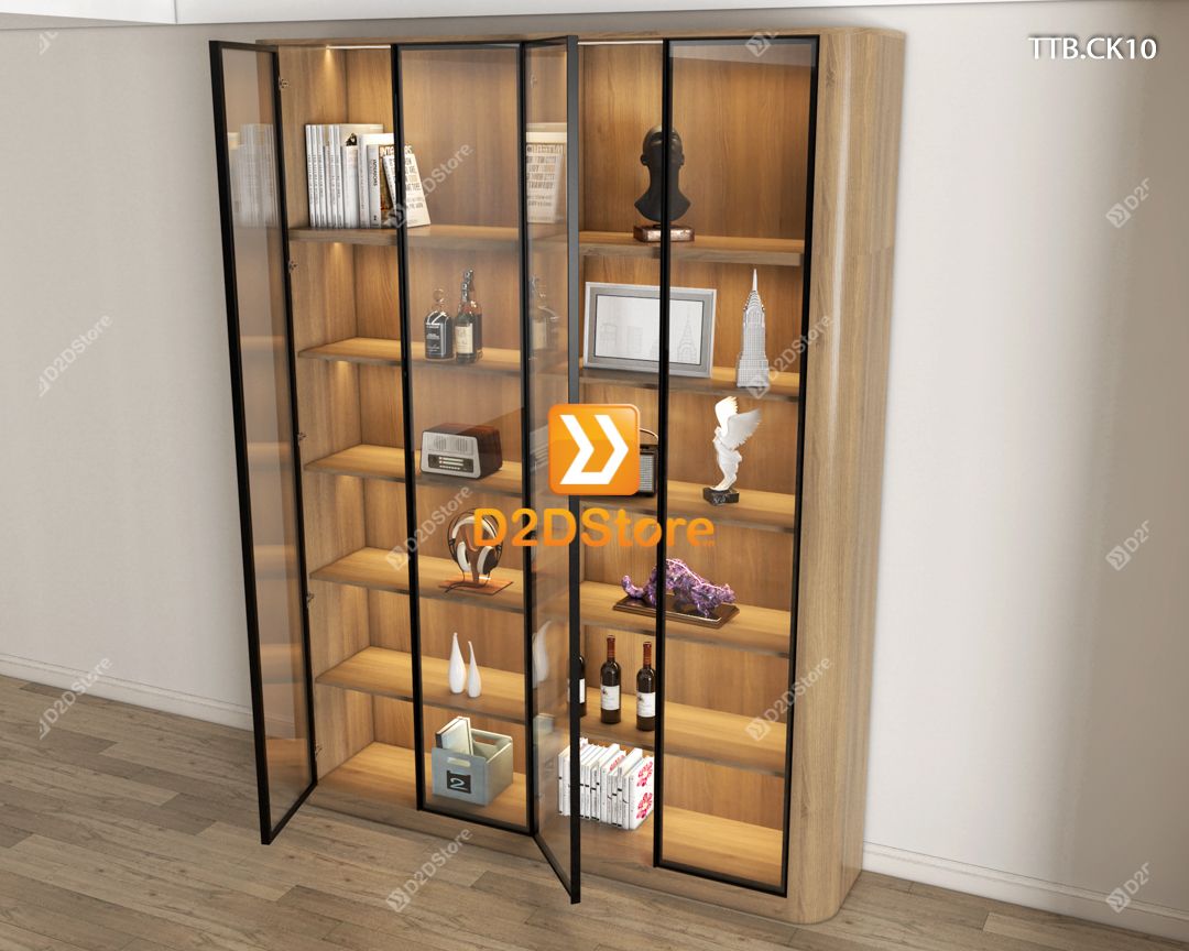  Tủ trưng bày cánh kính TTB.CK10 