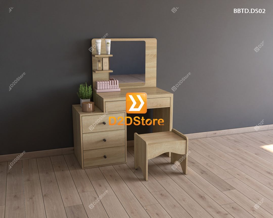  Bộ bàn trang điểm để sàn BBTD.DS02 