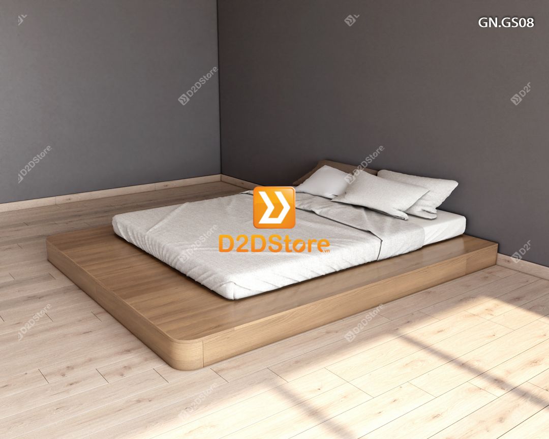  Giường ngủ dạng bục đa năng GN.GS08 