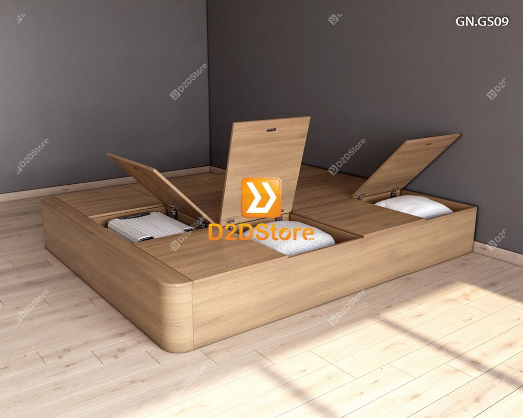 Giường ngủ dạng bục đa năng GN.GS09