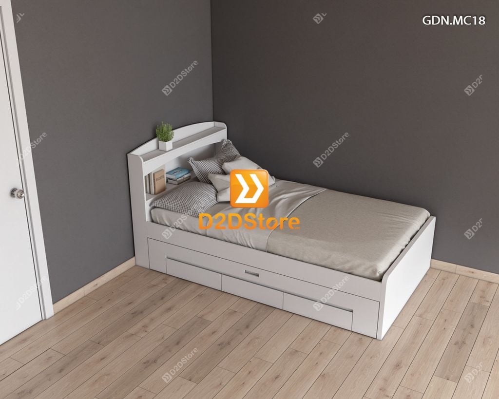 Giường kéo 2 tầng mẹ bồng con GDN.MC18