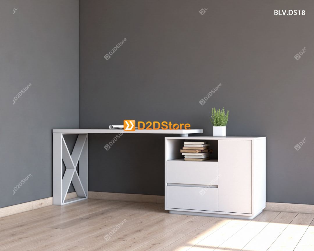  Bàn làm việc để sàn BLV.DS18 