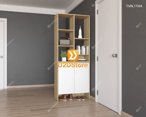 Kệ tủ vách ngăn trang trí TVN.TT04