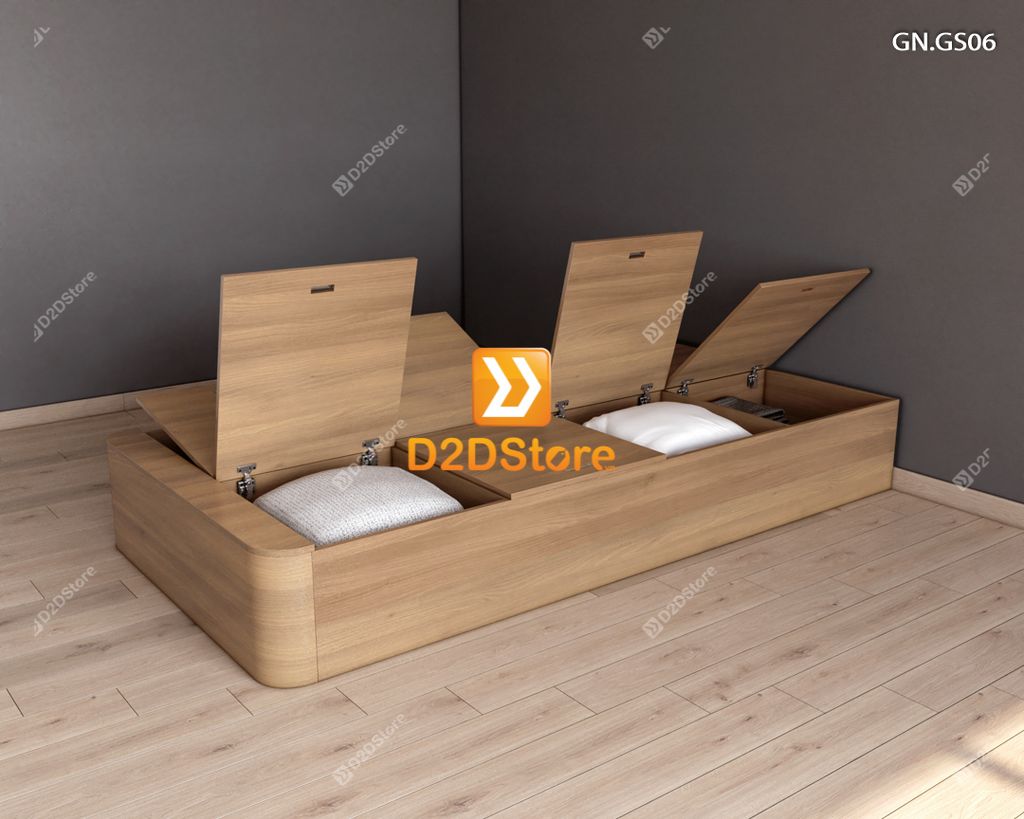 Giường ngủ dạng bục đa năng GN.GS06