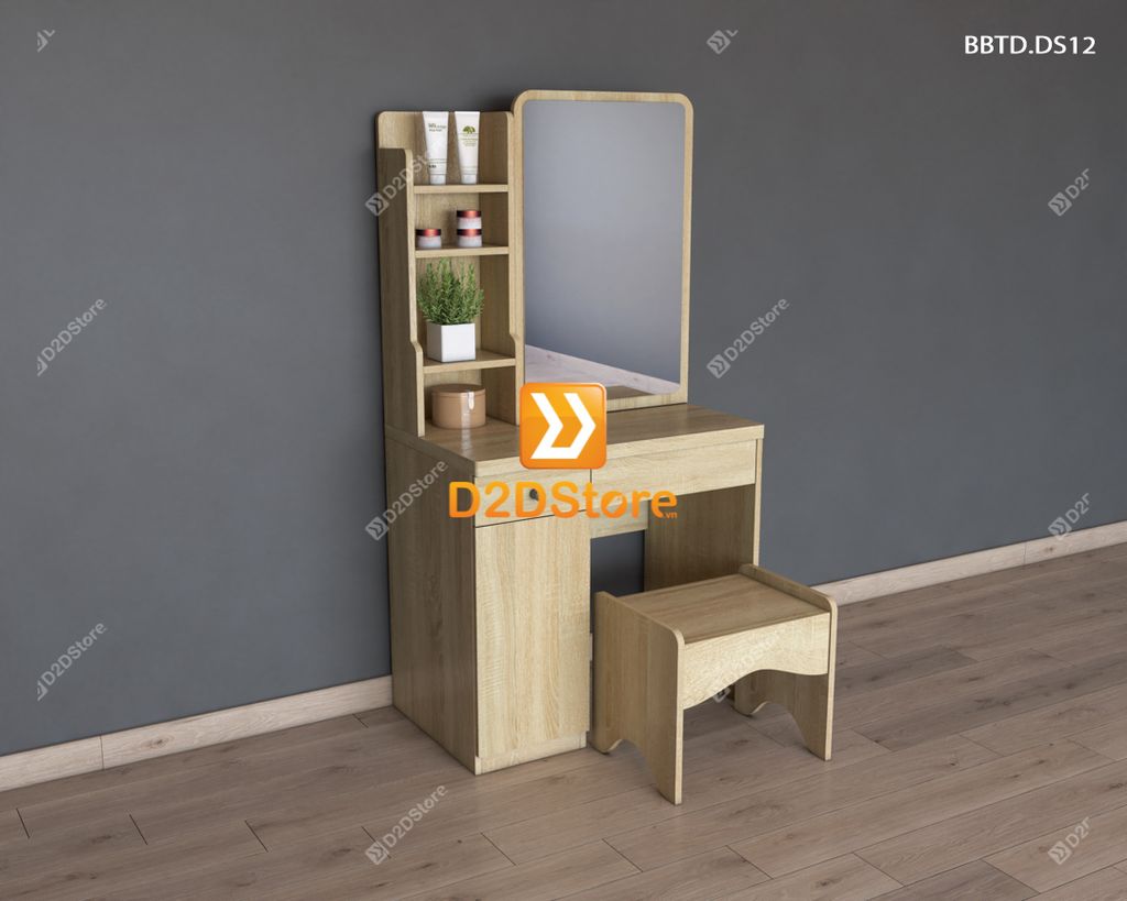 Bộ bàn trang điểm để sàn BBTD.DS12