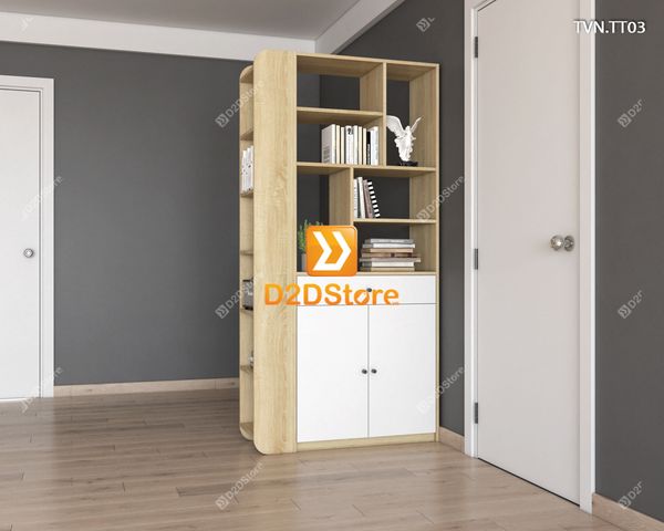 Kệ tủ vách ngăn trang trí TVN.TT03