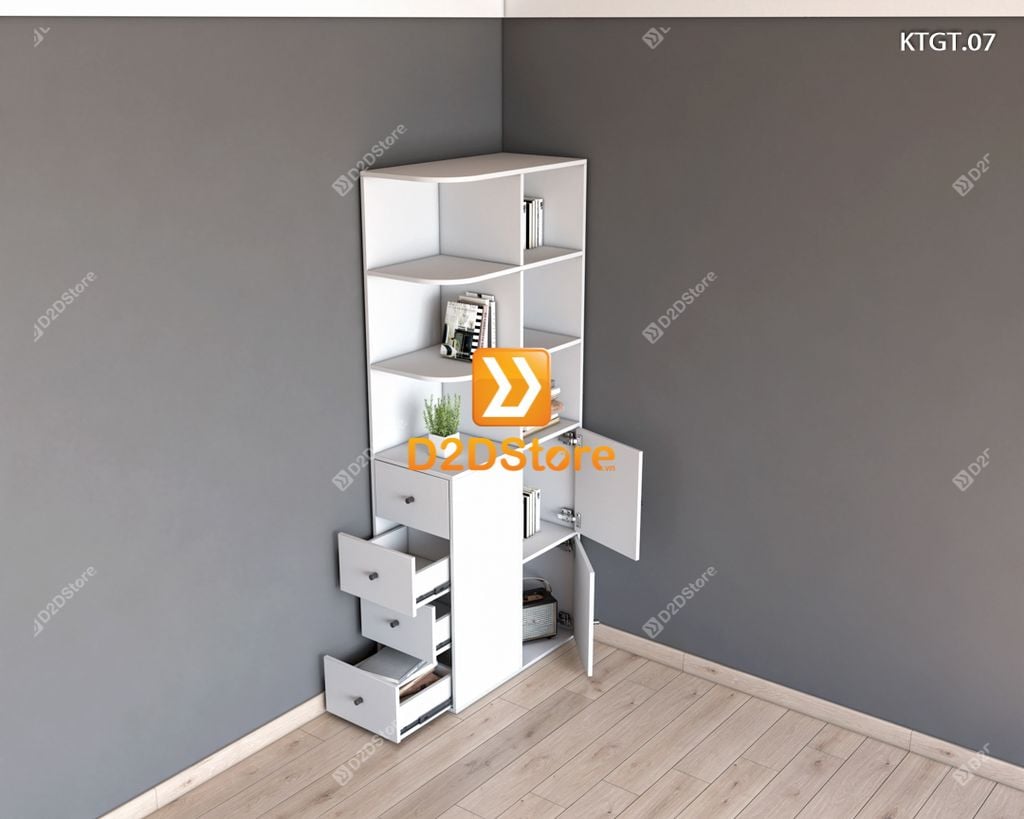 Kệ tủ góc tường KTGT.07
