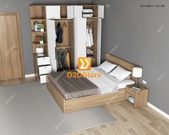 Bộ giường tủ phòng ngủ bố mẹ BGT.BM12-220.240