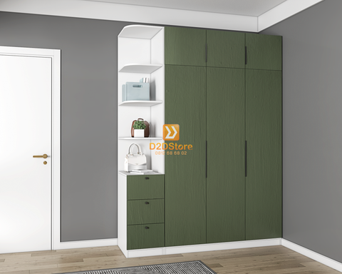 Tủ áo melamine cánh mở TA.MCM08