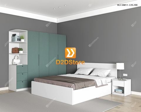 Bộ giường tủ phòng ngủ bố mẹ BGT.BM11-220.200