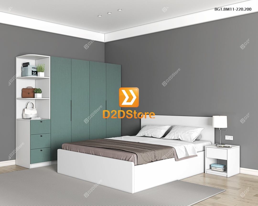  Bộ giường tủ phòng ngủ bố mẹ BGT.BM11-220.200 