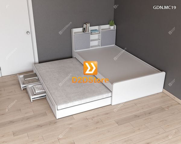 Giường kéo 2 tầng mẹ bồng con GDN.MC19