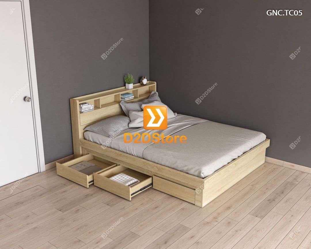  Giường ngủ hiện đại GNC.TC05 